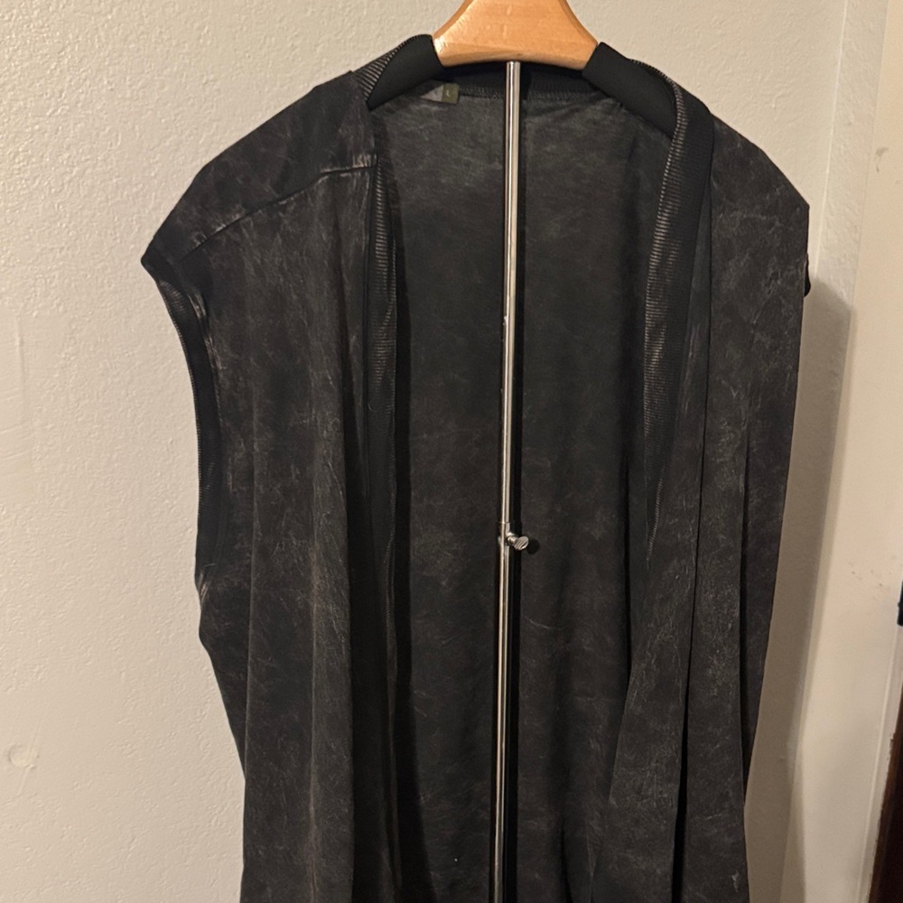 Black and brown Sleeveless Vest top with matching pants size large women’s